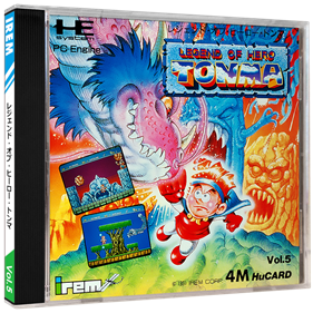 Legend of Hero Tonma - Box - 3D Image