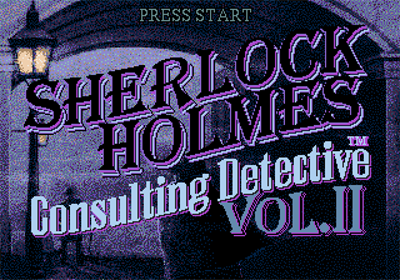 Sherlock Holmes: Consulting Detective Vol. II - Screenshot - Game Title Image