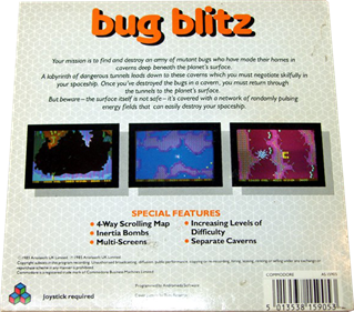 Bug Blitz - Box - Back Image