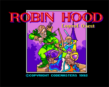 Robin Hood: Legend Quest  - Screenshot - Game Title Image
