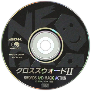 Crossed Swords II 2 NEO GEO CD Disc Japanese Game Tested work Free Shipping