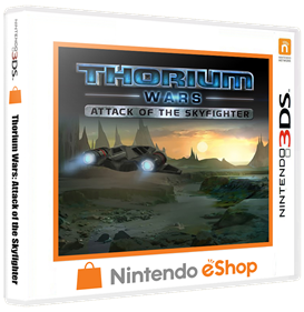 Thorium Wars: Attack of the Skyfighter - Box - 3D Image