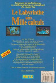 Le Labyrinthe aux Mille calculs - Box - Back Image