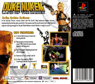 Duke Nukem: Land of the Babes - Box - Back Image