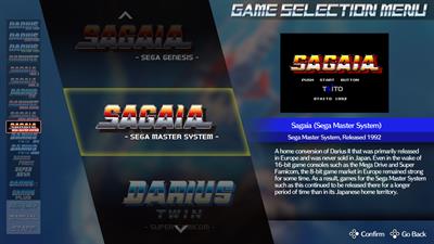 Darius Cozmic Collection: Special Edition - Screenshot - Game Select Image