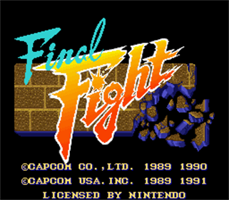 Final Fight: Arcade Remix - Screenshot - Game Title Image