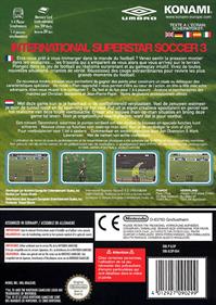 International Superstar Soccer 3 - Box - Back Image