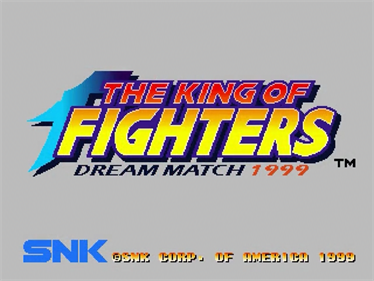 The King of Fighters: Dream Match 1999 - Screenshot - Game Title Image