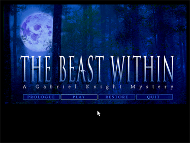 The Beast Within: A Gabriel Knight Mystery - Screenshot - Game Title Image