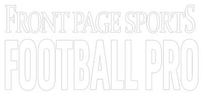 Front Page Sports: Football Pro - Clear Logo Image
