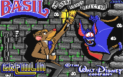 Basil the Great Mouse Detective - Screenshot - Game Title Image
