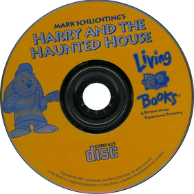 Living Books: Harry and the Haunted House - Disc Image