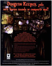 Dungeon Keeper: Evil is Good - Box - Back Image