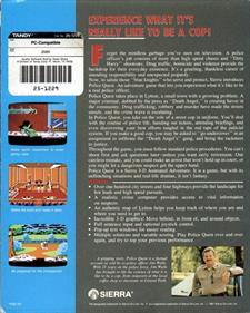 Police Quest: In Pursuit of the Death Angel - Box - Back Image