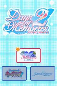 Days of Memories 2 - Screenshot - Game Select Image