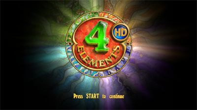 4 Elements HD - Screenshot - Game Title Image