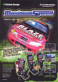 Maximum Speed - Advertisement Flyer - Front Image