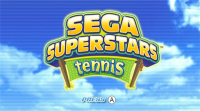 SEGA Superstars Tennis - Screenshot - Game Title Image