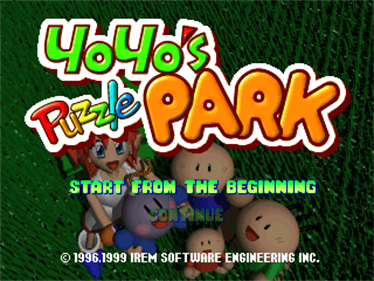 YoYo's Puzzle Park - Screenshot - Game Title Image