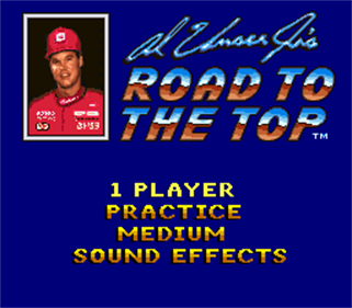 Al Unser Jr.'s Road to the Top - Screenshot - Game Select