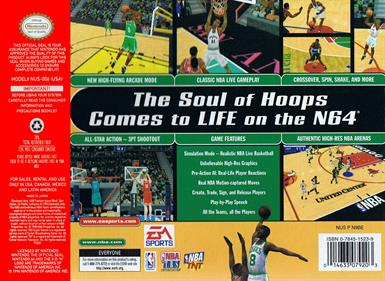 NBA Live 99 - Box - Back Image