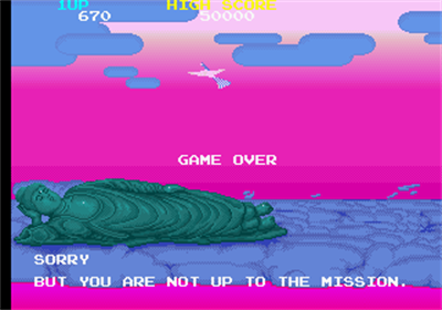 Bonze Adventure - Screenshot - Game Over Image