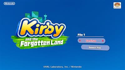 Kirby and the Forgotten Land - Screenshot - Game Title Image