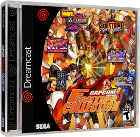 Capcom Fighting Collection - Box - 3D Image