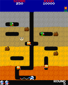 Dig Dug Revival - Screenshot - Gameplay Image