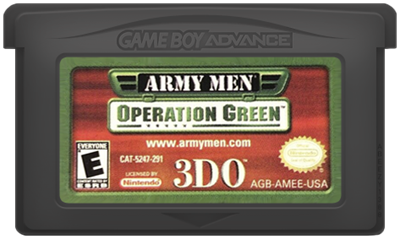 Army Men: Operation Green - Cart - Front Image