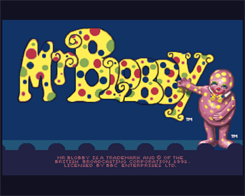 Mr. Blobby - Screenshot - Game Title Image