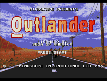 Outlander - Screenshot - Game Title Image