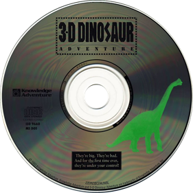 3-D Dinosaur Adventure - Disc Image