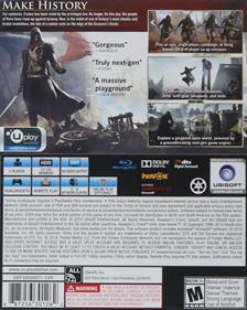 Assassin's Creed: Unity - Box - Back Image