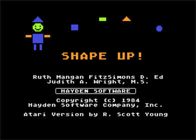 Shape Up! - Screenshot - Game Title Image