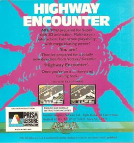 Highway Encounter - Box - Back Image