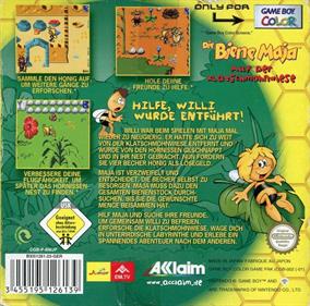 Maya the Bee: Garden Adventures - Box - Back Image