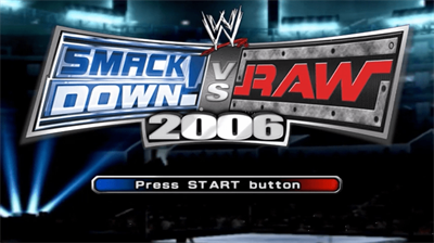 WWE Smackdown vs. RAW 2006 - Screenshot - Game Title Image