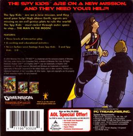 Spy Kids Learning Adventures: Mission: Man In The Moon - Box - Back Image