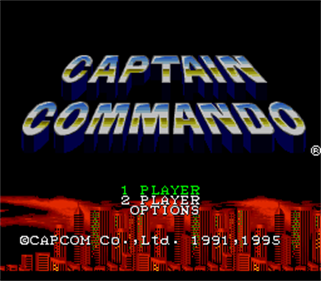 Captain Commando - Screenshot - Game Title Image
