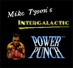 Mike Tyson's Intergalactic Power Punch - Screenshot - Game Title Image