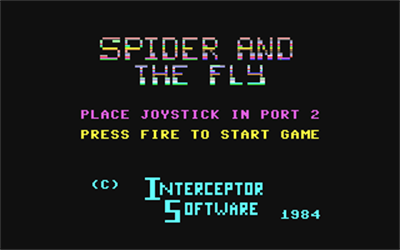 Spider and the Fly - Screenshot - Game Title Image