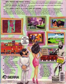 Leisure Suit Larry 5: Passionate Patti Does a Little Undercover Work - Box - Back Image