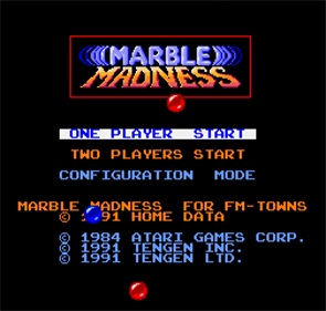 Marble Madness - Screenshot - Game Select Image