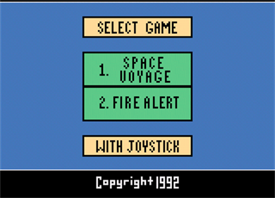 2 Pak Special: Space Voyage / Fire Alert - Screenshot - Game Select Image