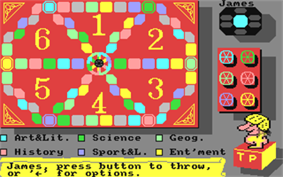 Trivial Pursuit: The Computer Game: Commodore Genus Edition - Screenshot - Gameplay Image