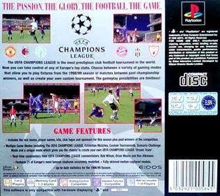 UEFA Champions League: Season 1998-99 - Box - Back Image