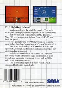 F-16 Fighting Falcon - Box - Back Image