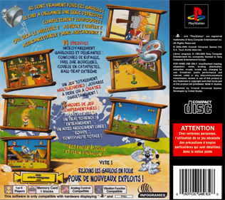 Astérix: Mega Madness - Box - Back Image