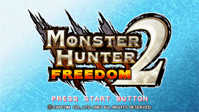 Monster Hunter Freedom 2 - Screenshot - Game Title Image